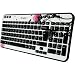 Logitech K360 Wireless Keyboard - Fingerprint Flowers