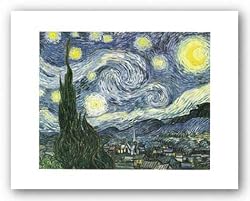 The Starry Night by Vincent van Gogh 8.5"x10.5" Art Print Poster