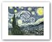 The Starry Night by Vincent van Gogh 8.5"x10.5" Art Print Poster