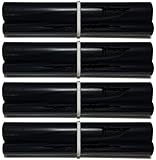 4-pack of PC-402RF and PC-502RF Fax Film Ribbon Refill Rolls Compatible with Brother Fax 465 560 565 575 580 636 645 685 727 728 780 816 817 817S 827 827S 960 1280 580MC 676MC 685MC 737MC 837MC 1980MC MFC-660MC MFC-960MC