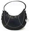 Michael Kors Brookville Medium Black Leather Hobo Bag