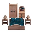 Suite Dreams Master Bedroom Dollhouse Furniture Set