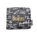 Beatles Men's Signature Wallet - Black / White