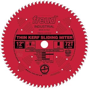 Freud LU91R010 10'' x 60T Thin Kerf Sliding Compound Miter Saw Blade by Freud