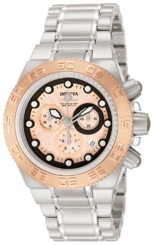 Invicta watch - Reloj cronógrafo de cuarzo unisex con correa de acero inoxidable, color plateado Invicta watch - Reloj cronógrafo de cuarzo unisex con correa de acero inoxidable, color plateado