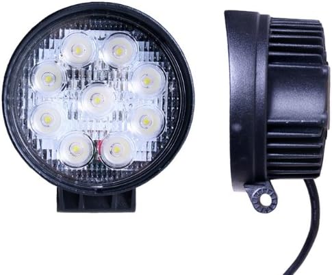 27w LED Spot light off road working lamp 4" round 10-30v DC 4x4 truck lighting atv utv lighting