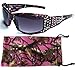 VertX Women's Camouflage Sunglasses Rhinestone Hunting Fishing Outdoor