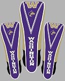 Washington Huskies NCAA Golf Oversized Club/Driver Head Cover (Set of 3) NCAA College Athletics