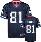 Terrell Owens Youth Jersey: Reebok Navy Replica #81 Buffalo Bills Jersey