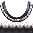 Single Strand 18 Inch 8MM Pink Shell Pearl Necklace