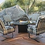 patio sets with fire pits-O.W. Lee O. W. Lee Montrachet Fire Pit Conversation Patio Set - OWLC034