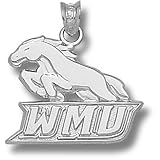 Western Michigan University WMU Bronco 5/8 Pendant (Silver)