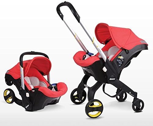 Doona Car Seat Love Red with Isofix Base and Vehicle Seat Protector (Original Accessories)