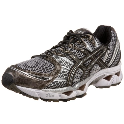 ASICS Men's GEL-Nimbus 12 Running Shoe,Black/Caviar/Lightning,13 M US