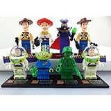 8pcs TOY STORY Jessie Woody Buzz Lightyear Custom Minifigure DIY Building Block