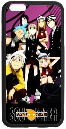 Custom Soul Eater Phone Case Cover Protection For iphone 6, TPU, 4.7 inch, Black / White