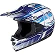 HJC Matrix Men's CL-X5N Motocross Motorcycle Helmet - MC-2 Blue/White/Black