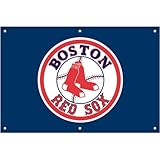 Boston Red Sox MLB Applique & Embroidered Team Banner (36"x24")