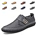 EQUICK Men Walking Mesh Water Shoes Outdoor Sports Casual Leather Sneakers Holiday Christmas Gifts