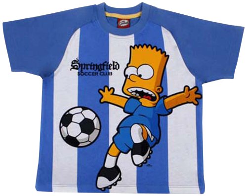 The Simpsons Jungen T-Shirt 83223, Gr. 104, Blau (752 regatta) Preisvergleich