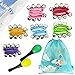 kilofly Musical Toys Rhythm Band Wrist Bells Value Pack, 6 colors [Set of 12 + 2 Maracas]