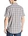 Axist Men's Short Sleeve Multi Check Button Down Woven