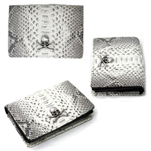 (ロエン)Roen Python Card Case\/パイソンカー