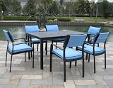 Ewins Bellagio II Outdoor 7pc Patio Dining Set with Cushions