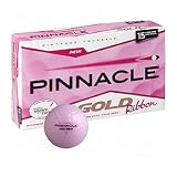 Pinnacle Gold Ribbon Golf Balls Pink - 15 pack