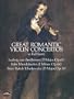 Great Romantic Violin Concertos in Full Score (Dover Music Scores)