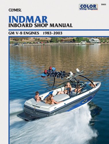 indmar inboard shop manual gm v 8 engines 1983 2003 clymer marine repair
