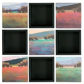 Uttermost Set of 9 Light Study Nook Oil Painting