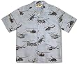 Helicopters Men's Hawaiian Aloha Shirt