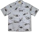 Helicopters Men's Hawaiian Aloha Shirt