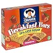 Quaker Breakfast Bars, Strawberry Crisp, 8-Count Bars (Pack of 6)