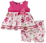 So La Vita Baby-girls Newborn Knit Yoke Woven Skirt