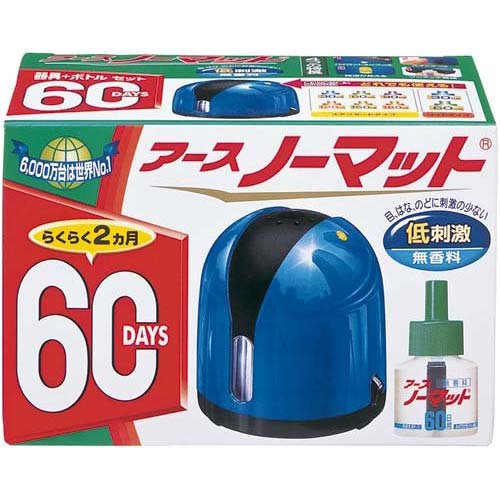 アース製薬 アースノーマット６０日セットスカイブルー　４セット