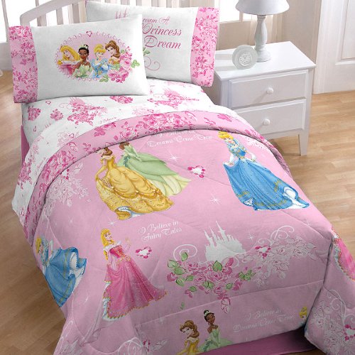 Disney Princesses Dream Jewel Twin Comforter and Sheets