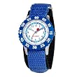 Red Balloon Kids' W000181 Blue Velcro Stainless Steel Time Teacher Watch