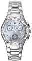 Bulova #96R006 Women's MOP Dial Diamond Accented Chronograph Watch