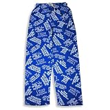 Fun Boxers - Mens Cotton Lounge Pant, 'You Looked Better on Myspace' Text Allover, Royal, White