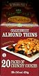 THIN Addictives Cranberry Almond Thins 20 Packs of Crunchy Cookies NET WT 1 Lb (454 g)