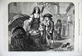 1858 SPENDING SOU LADY EGGS CHILDREN STREET SOLOMONS