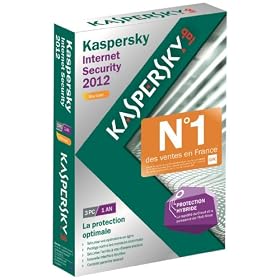 Kaspersky internet security 2012 - Mise � jour (3 postes, 1 an)