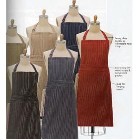 Buy Denim Extra Large Pin-striped Apron, Kay Dee Designs by Kay Dee