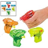 Fun Express Plastic Mini Water Gun Assortment (1 Dozen)