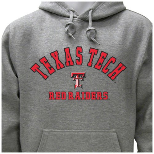 Texas Tech University Campus Yard Printed Fleece Hoodie