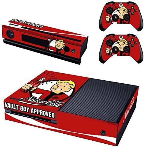 Xenoverse Designer Skin Sticker for the Xbox One Console With Two Wireless Controller Decals - Fallout 4:Nuka Cola
