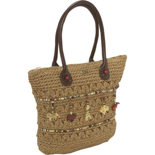 Cappelli Crochet Toyo Bag With Animals Cappelli Crochet Toyo Bag With Animals