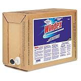 Windex Products - Windex - Powerized Formula Glass/Surface Cleaner, 5 Gallon Bag-in-Box Dispenser - Sold As 1 Carton - Time-saving, no-mess, economical bag-in-box dispenser of ready-to-use glass cleaner for refilling plastic spray bottles. - Built-in handles and easy-to-pour dispenser spigot. - No-phosphorous formula.